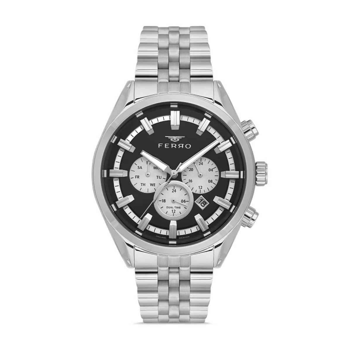 MONTRE FERRO HOMME M.FONCTION ACIER